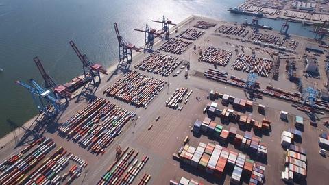 哥德堡瑞典航运港口海运集装箱港口